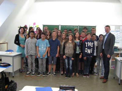 Zu Gast an der Mittelschule Friedberg