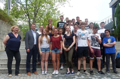 Peter Tomaschko zu Gast am Gymnasium Friedberg