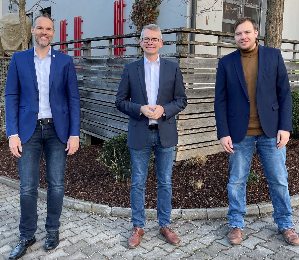 von links nach rechts: Christian Vetter, Peter Tomaschko, Matthias Blank