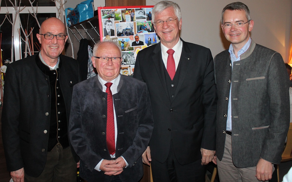 v.l.n.r.: Dr. Klaus Metzger, Matthias Stegmeir, Christian Knauer und Peter Tomaschko
