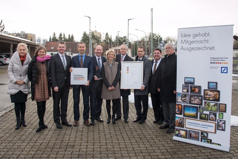 v.l.n.r.: Corinna Pregla, Dr. Simone Strohmayr, Peter Tomaschko, Roland Eichmann, Franz Feigl, Carolina Trautner, Dr. Markus Litpher, Max Drexler, Herbert Woerlein und Jrg Hofmann. 